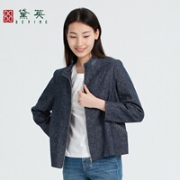 黛英秋季新品原创简约时尚百搭休闲款外套 WAN3103