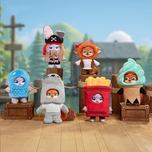 者系列毛绒挂饰盲盒 佳伪装 正版 迪士尼疯狂动物城2尼克与朱迪最