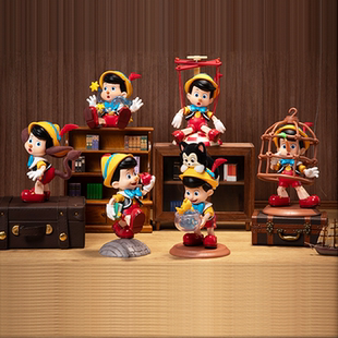 正版TOPTOY迪士尼匹诺曹成长日记系列盲盒手办潮玩公仔摆件礼物