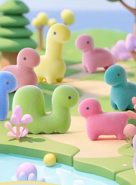 正版宇宙萌吉小恐龙pettydust植绒款盲袋系列盲盒萌粒玩偶公仔