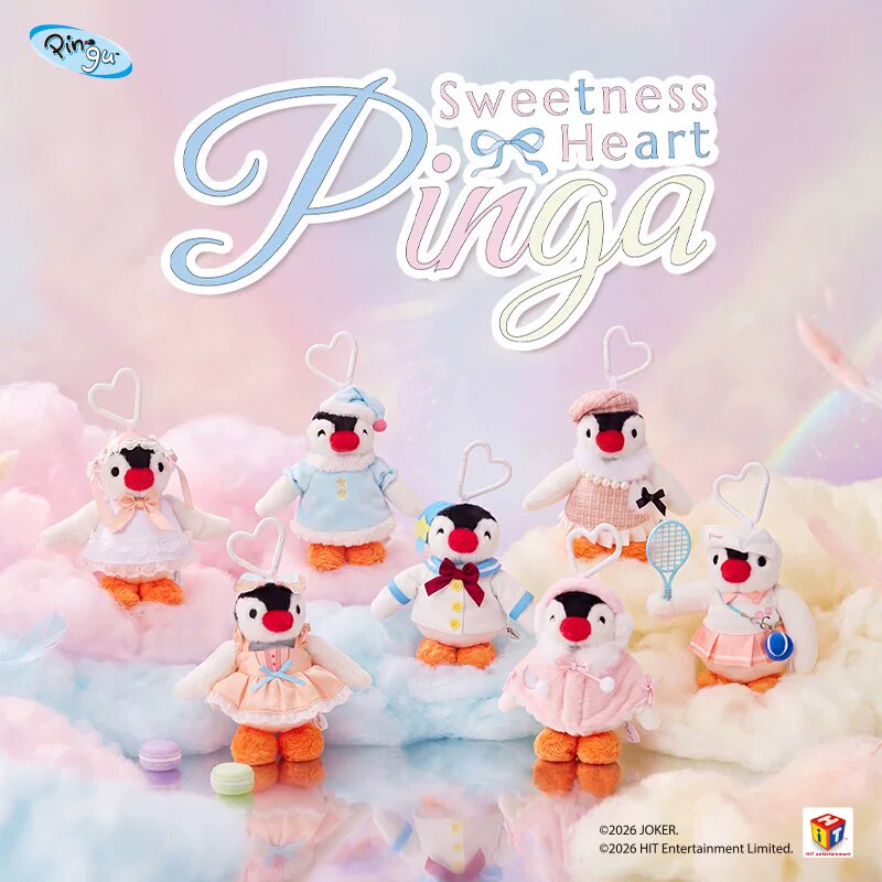 Pinga少女心毛绒公仔挂件盲盒图片
