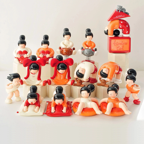 正版下腰女孩二代艺术家系列盲盒