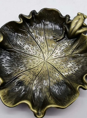 青蛙风水摆件古玩铜器