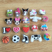 LED亮灯洞洞鞋 花装 配饰 配件库洛米玉桂狗鞋 饰扣 卡骆驰鞋 2025新款