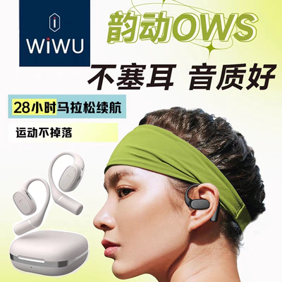 无线蓝牙耳机OWS定向传声AI智能