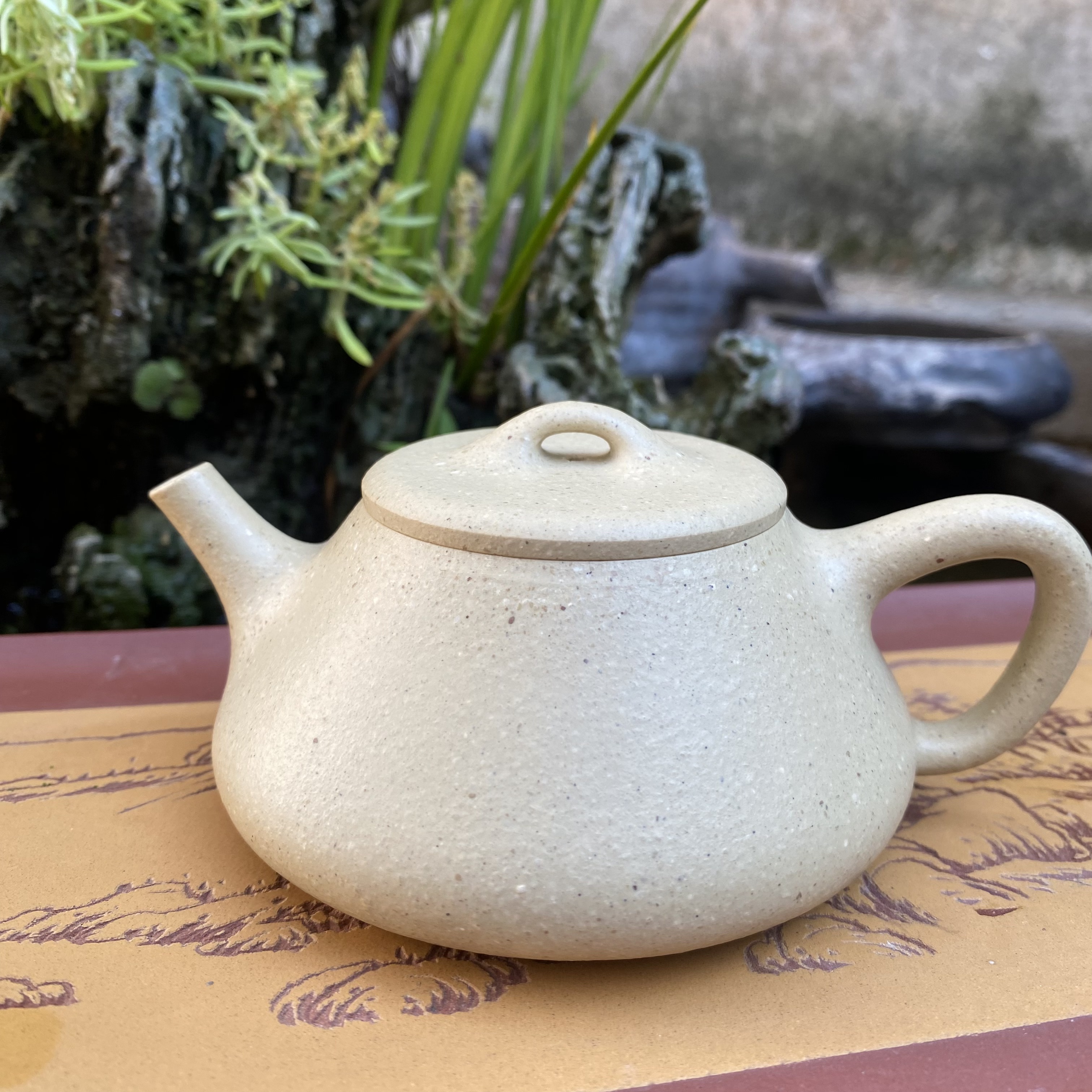 宜兴原矿紫砂壶黄龙山紫砂本山绿泥子冶石瓢全手工制作高端茶具