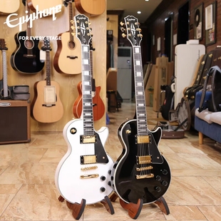 Custom Epiphone Paul 黑卡男女生入门初学演奏专用 Les 电吉他