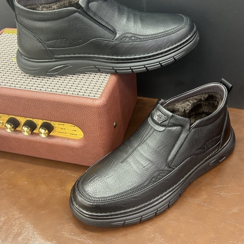 冬季保暖棉鞋厚底马丁靴男工装风系带短靴百搭男鞋加绒雪地靴男鞋,流行男鞋,棉鞋,淘宝优惠券,粉丝福利购,淘宝优惠卷