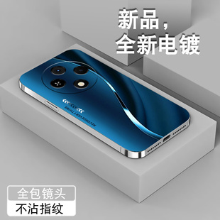 炫彩银光蓝适用oppoa3手机壳A1新款A2pro全包a11x电镀银5g保护套A1X活力版防摔A2M创意男女高级硅胶潮软外壳
