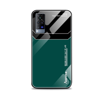 适用vivox60手机壳x50新款pro/+镜面玻璃x60tpro+潮男防摔炫酷高级viv0创意套全包个性超薄硅胶简约Lens外壳