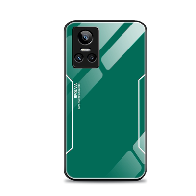 刀锋线条适用oppo真我gt2手机壳新款realme gtneo2镜面玻璃t潮男Neo3防摔pro高级保护套简约网红全包硅胶外壳