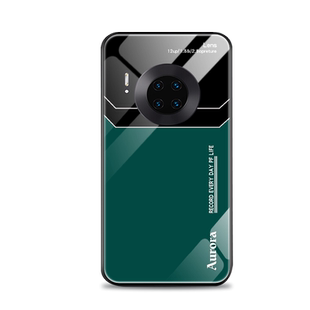 适用华为mate30手机壳mate10新款pro镜面玻璃30epro潮男5g防摔炫酷高级创意套全包个性超薄硅胶简约Lens外壳