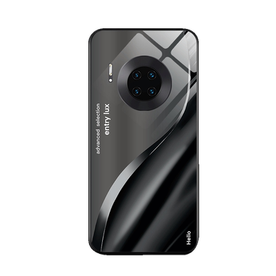 深灰黑适用华为mate30手机壳男mate20潮牌30EPRO钢化玻璃20x渐变新款mete10套MATE9防摔mete硅胶边高级感外壳