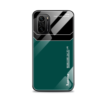 适用红米k40手机壳redmi k40pro/+新款游戏增强版镜面玻璃K40S潮男5g防摔炫酷高级创意套全包超薄简约Lens壳