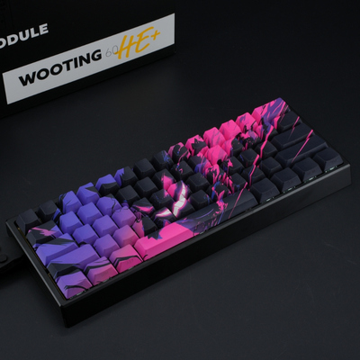 WOOTING 60HE V2满改-紫镂空-耿鬼