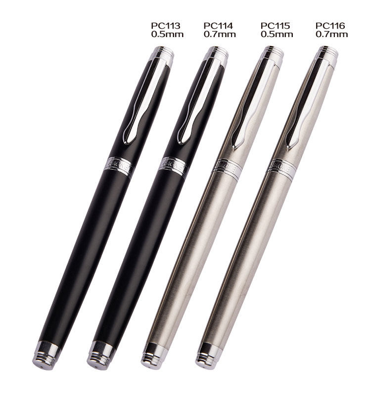 宝克PC114/116绅宝钢笔 金属笔杆 0.7mm钢笔 礼品笔 办公学生钢笔