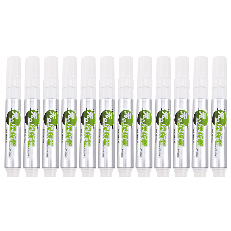 宝克绿板笔粗头可擦液体无尘粉笔白色水性可加墨儿童彩色红蓝黑板白板笔教师用大容量写字板画板笔水溶性易擦