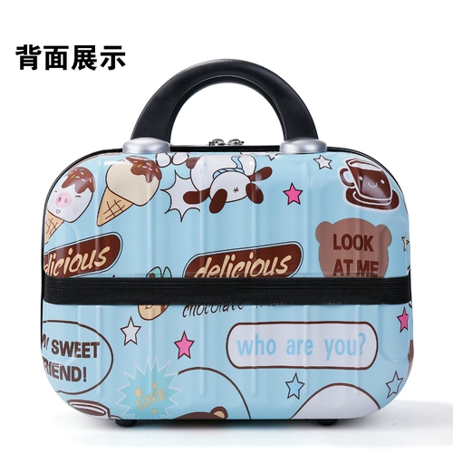 Небольшая небольшая сумка, портативная мультяшная сумка-органайзер, картхолдер, маленькая коробка для путешествий, с услугой печати логотипа, 14 дюймов