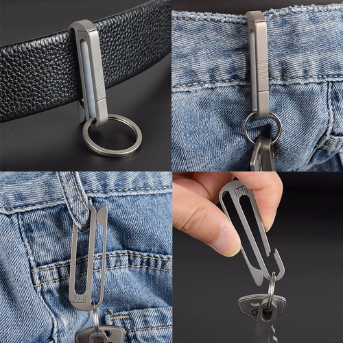 Металлический брелок, ремень, пряжка, универсальные джинсы, кольцо