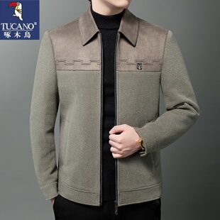 啄木鸟春秋季男士夹克外套2026新款中青年高级感休闲春装上衣男款