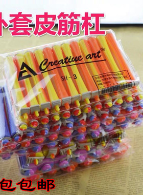美发工具理发店卷发杠烫发杠子冷烫外拉杠子卷发空心杠子带皮筋
