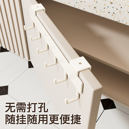 柜门挂钩橱柜浴室免打孔沥水挂架