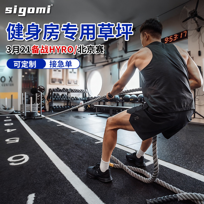 健身房草坪定制施工一体化的服务图片