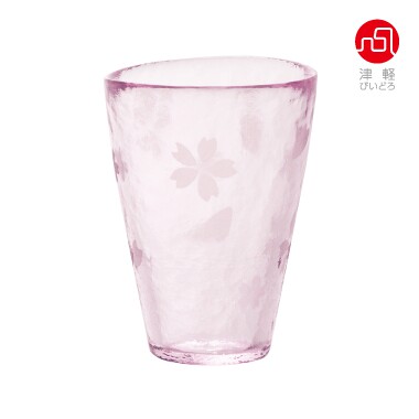 日本原装进口aderia津轻手工花纪行玻璃茶杯清酒杯冷茶杯
