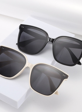 高级感圆脸时尚方形大框墨镜男女