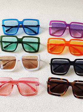 2025新款时尚镂空大框欧美太阳镜