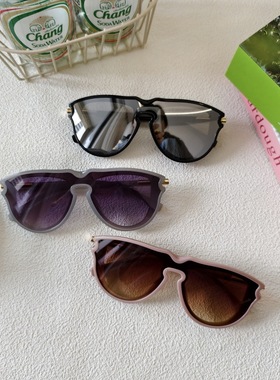 新款渐变复古太阳镜千禧风彩色方