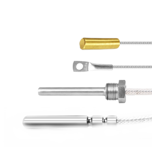 Pt100温度传感器引线式铂热电阻三线测温探头贴片式变送热电偶K型
