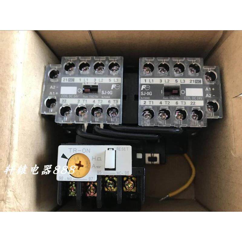 全新富士接触器SJ0WGRM/N 双连锁SJ-0G 电压DC24