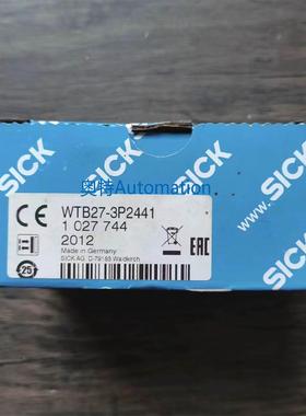 全新原装 SICK西克 WTB27-3P2441 传感器 1027744 现货销售议价*