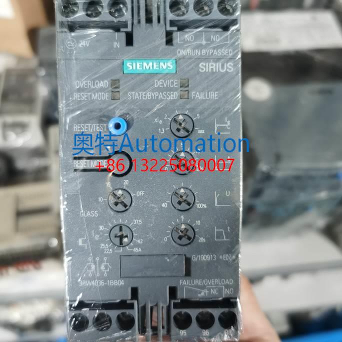原装西门子软启动模块控制器3RW4036-1BB04 9成新议价$