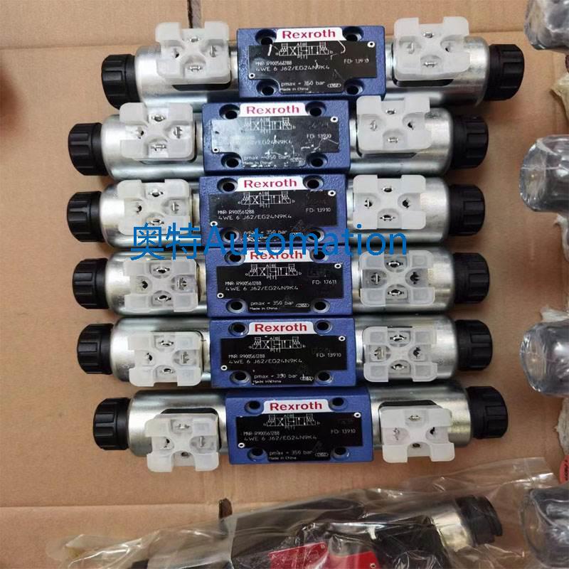 力士乐电磁阀R901089241换向阀4WE6J70/HG24N9K4/B10液压阀方向阀