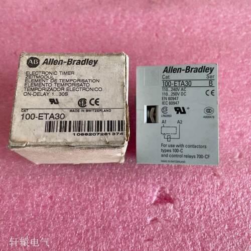 100-ETA30 原装 AB Allen-Bradley 接触器 浪涌抑制器议价$