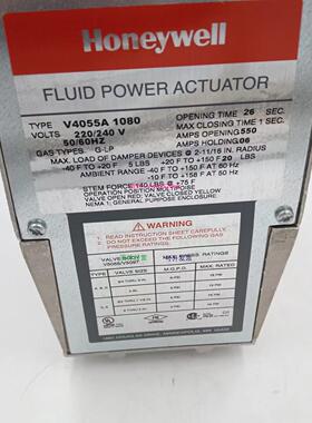 配件美国Honeywell霍尼韦尔 电液执行器 V4055A1080 现货供应议价