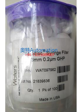 WATERS过滤头WAT097962（可优惠）WAT200516 Syringe Filter, GHP