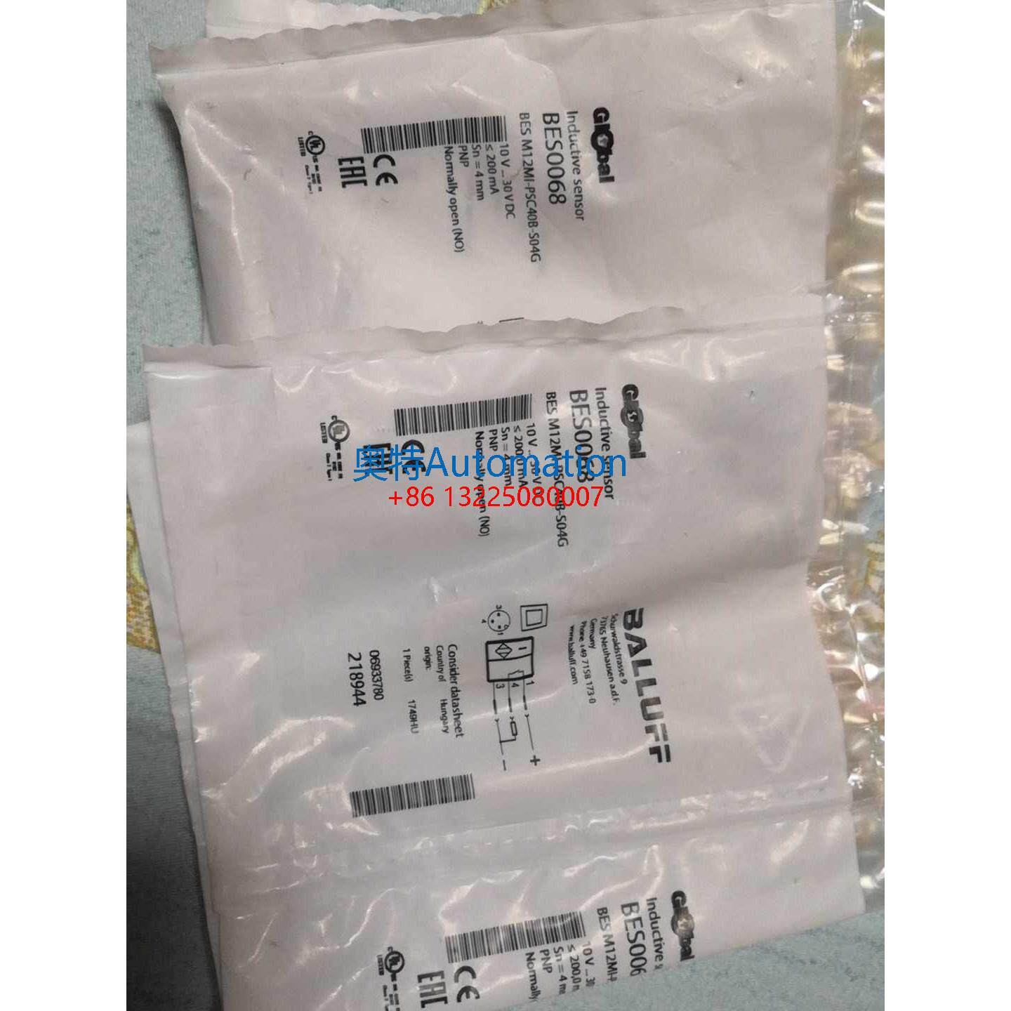 全新 BALLUFF BES0068 BES M12l-PSC-40B-S04G接近传感器原装议价