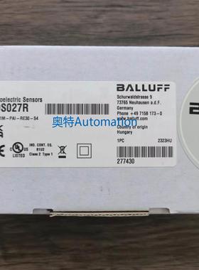 全新原装 巴鲁夫 BOS027R 光电开关 BOS 21M-PAI-RE30-S4现货议价