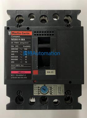 原装NS80H-MA25 3P 25A梅兰日兰空气开关塑壳式断路器议价$