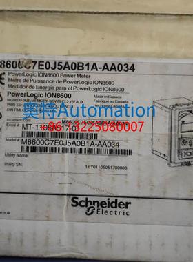 原装施耐德控制器ION8600 M8600C7E0J5A0B1A-AA034 36027519议价$