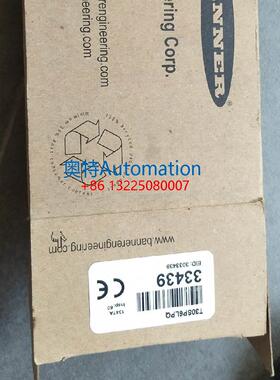全新美国进口邦纳BANNER光电开关33439 T30SP6LPQ原装现货议价$