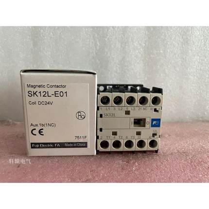 原装 富士中间式电磁接触器SK12L SK12L-E01 DC24V议价$