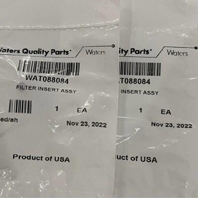 配件Waters液相色谱 在线过滤器 WAT088084  22 23年 议价