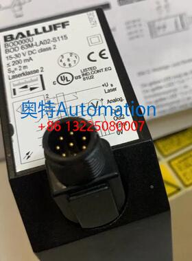 巴鲁夫balluff激光测距BOD000U BOD 63M-LA02-S115全新原装*现货