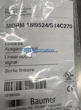 堡盟磁式角度传感器MDRM18I9524S14C270全新原装 多咨询议价$