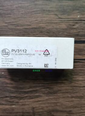 配件全新原装正品 IFM PV3112 压力传感器 现货销售议价