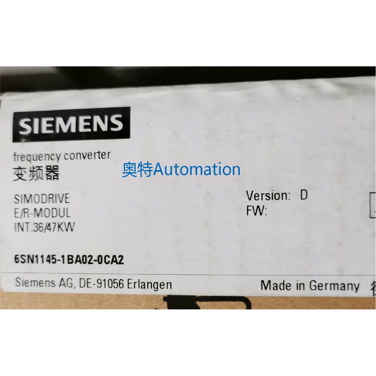 西门子 电源模块 6SN1145-1BA02-0CA2议价议价$